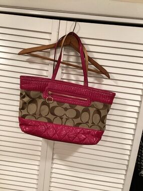 Coach Poppy Signature Tote Bag No G1176-18676